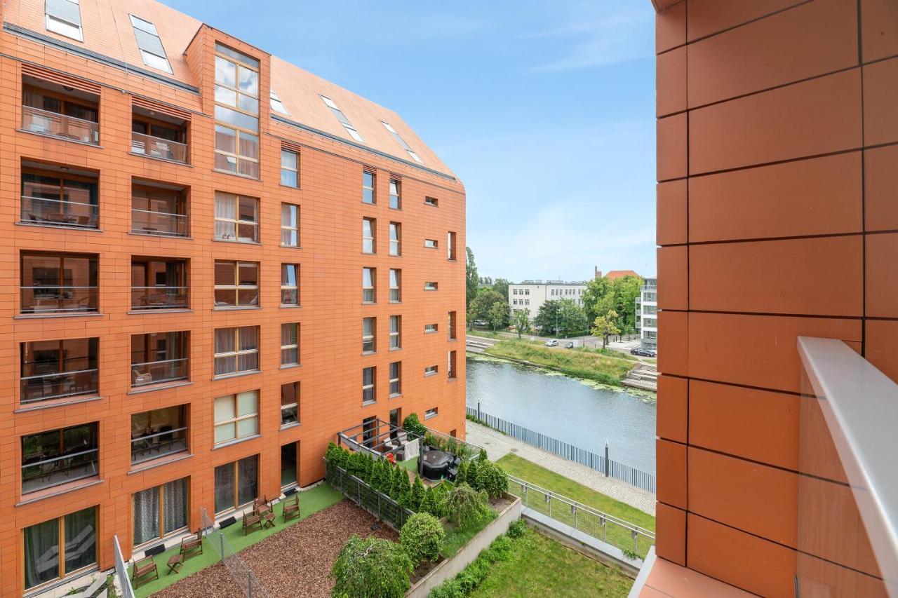 Aura - Riverside & Parking By Downtown Apartments Gdańsk Exteriör bild