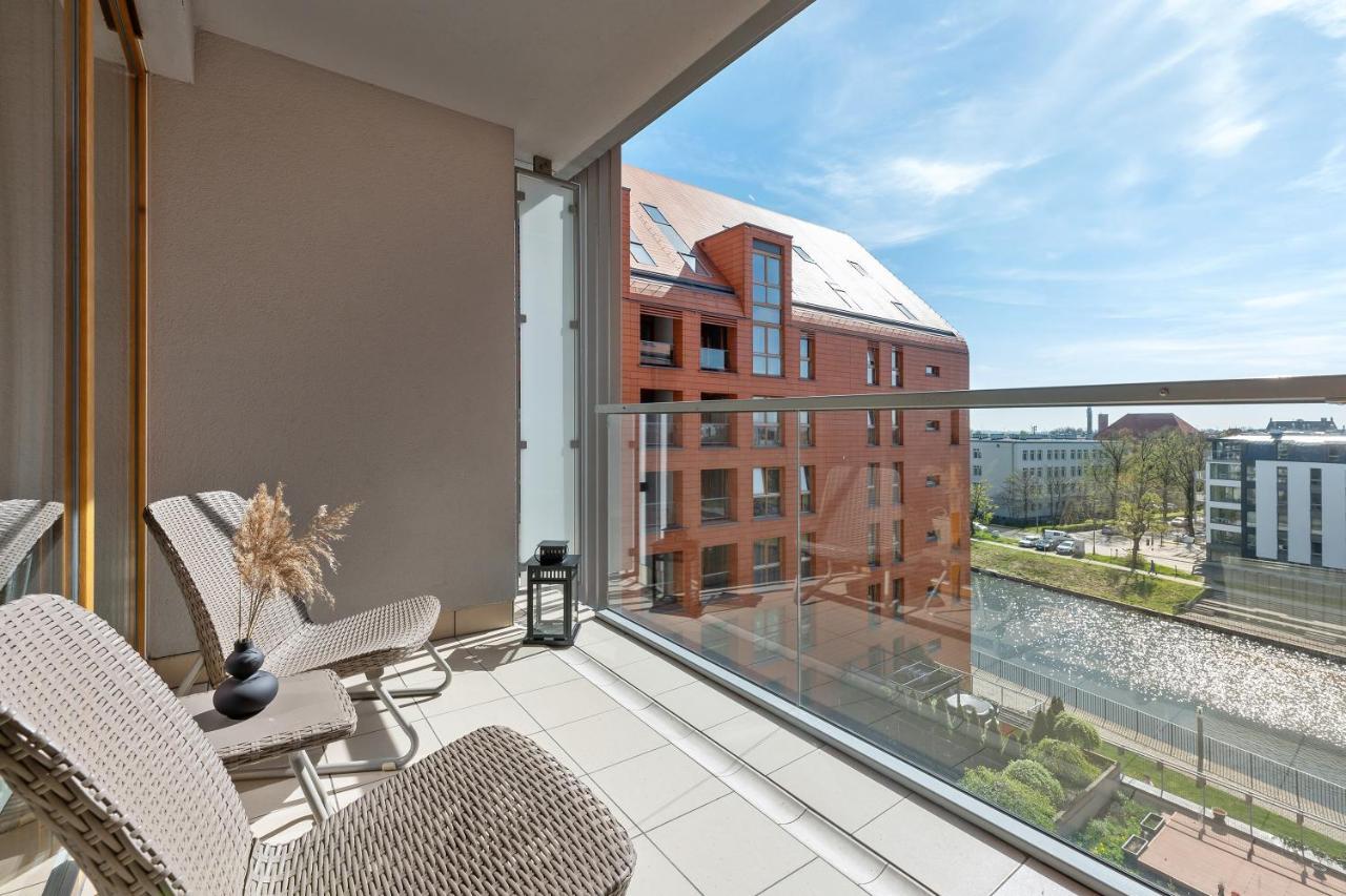 Aura - Riverside & Parking By Downtown Apartments Gdańsk Exteriör bild