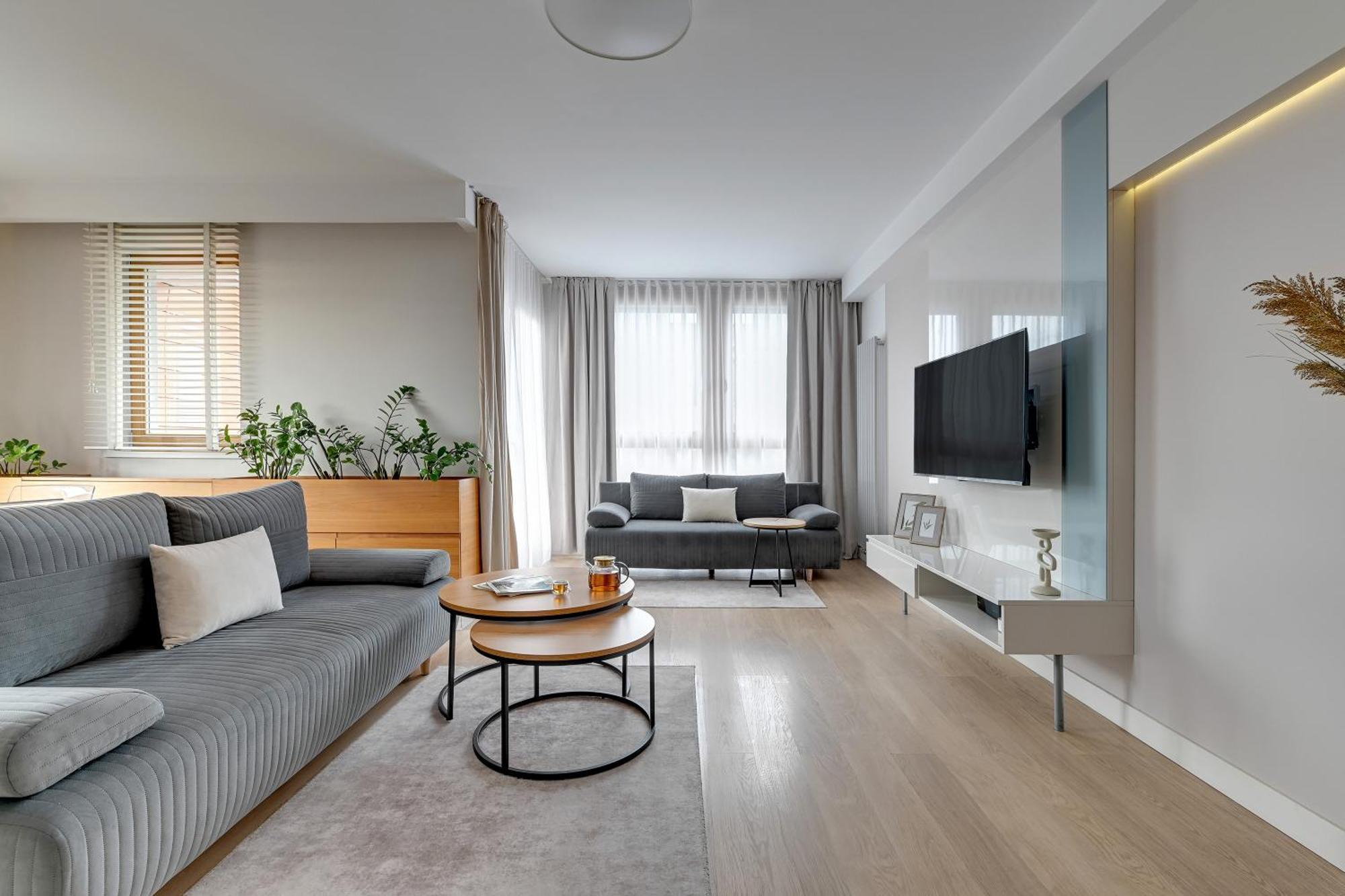 Aura - Riverside & Parking By Downtown Apartments Gdańsk Rum bild